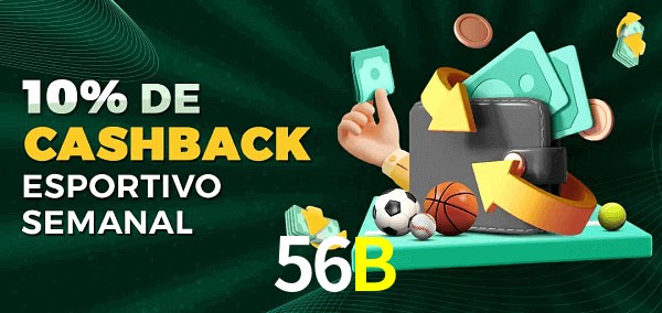 10% de bônus de cashback na 56B